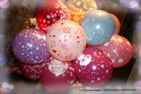 Лот: 3258189. Фото: 2. Связка Шары с рисунком 9штук и... Сувениры, подарки