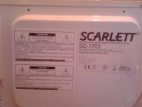 Лот: 2544902. Фото: 3. Микроволновка SCARLETT sc-1703. Бытовая техника