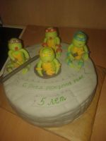 Лот: 5565745. Фото: 3. торт черепашки ниндзя. Продукты