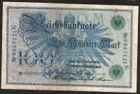 Лот: 8640989. Фото: 2. 100 марок 1908 г. зелёная . Германия. Банкноты