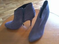 Лот: 7638548. Фото: 2. ботильоны замшевые фиолетовые... Женская обувь