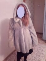 Лот: 18219630. Фото: 6. Норковая шуба цвет "колотый лед...