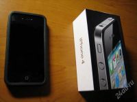 Лот: 1584452. Фото: 2. Apple Iphone 4 16Gb * Black... Смартфоны, связь, навигация