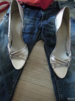 Лот: 9739924. Фото: 2. новые серебряные/серебристые туфли... Женская обувь