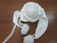 Лот: 17900529. Фото: 5. Шапочка (шерсть, с подкладом)