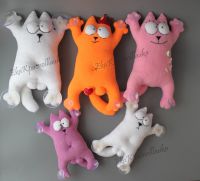 Лот: 12969891. Фото: 3. Кот Саймона, фиолет, 22 см на... Красноярск