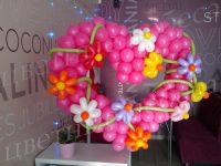 Лот: 10875033. Фото: 2. Сердце из воздушных шаров 120... Сувениры, подарки