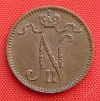 Лот: 1529957. Фото: 2. (№19) 1 пенни 1914 (Финляндия... Монеты