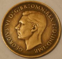 Лот: 7899255. Фото: 2. 1 пенни 1946 Великобритания. Монеты