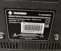Лот: 17958735. Фото: 3. Телевизор Telefunken TF-LED22S62T2... Бытовая техника