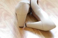 Лот: 784622. Фото: 3. Элегантные кремовые туфли ALBA... Одежда, обувь, галантерея