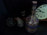 Лот: 5860809. Фото: 3. Бутылка. Ручная роспись. Единственный... Красноярск