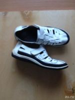 Лот: 8538974. Фото: 3. Мягкие белые летние сандалии на... Одежда, обувь, галантерея