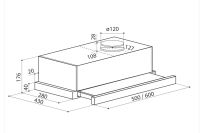 Лот: 23990630. Фото: 8. Вытяжка LEX HUBBLE G 500 BLACK