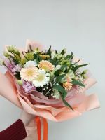 Лот: 25707766. Фото: 2. Букет с гермини. Цветы, букеты