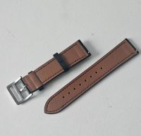 Лот: 24892959. Фото: 2. Ремешок для часов черный кожаный... Смартфоны, связь, навигация