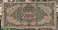 Лот: 17520892. Фото: 2. Венгрия 1000 пенго 1945 Pic118b... Банкноты