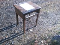 Лот: 14837587. Фото: 2. деревянный столик табурет баночка... Антиквариат