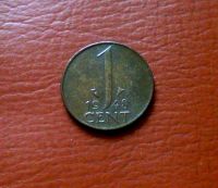 Лот: 841175. Фото: 2. Нидерланды 1 цент 1948 Вильгельмина. Монеты