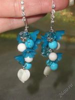 Лот: 1480708. Фото: 2. Изделия из полимерной глины серьги... Ювелирные изделия, бижутерия, часы