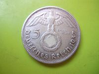 Лот: 6336298. Фото: 3. 5 марок 1937 г.F,серебро,Третий... Коллекционирование, моделизм