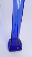 Лот: 19181881. Фото: 3. Хрустальная ваза витая синяя кобальт... Домашний быт