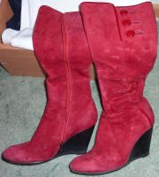 Лот: 4415917. Фото: 2. Сапоги еврозима замшевые. Женская обувь