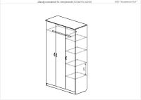 Лот: 3770802. Фото: 2. Шкаф распашной 3хстворчатый ШК-06. Хранение вещей