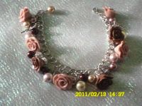 Лот: 770649. Фото: 2. Изделия из полимерной глины,браслет... Ювелирные изделия, бижутерия, часы