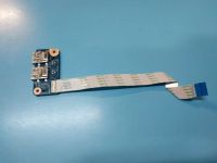 Лот: 16448832. Фото: 2. Б/У плата с разъемами USB на шлейфе... Комплектующие