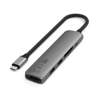 Лот: 24980299. Фото: 3. USB-хаб Satechi 6-в-1 USB-C Slim... Компьютеры, оргтехника, канцтовары