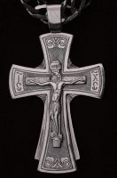 Лот: 11966642. Фото: 2. Крест с цепью. Ювелирные изделия, бижутерия, часы