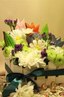 Лот: 6929104. Фото: 3. Имбирные пряники и живые цветы. Сувениры, подарки