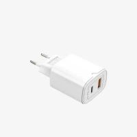 Лот: 22149690. Фото: 3. СЗУ RECCI TRAVEL USB-C+USB-A 20W... Смартфоны, связь, навигация