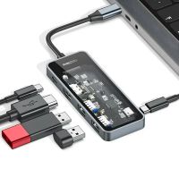 Лот: 25794904. Фото: 2. HUB адаптер 5в1 RECCI RH16 USB-C... Периферия