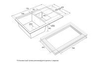 Лот: 23965776. Фото: 4. Мойка врезная с крылом PAULMARK... Красноярск