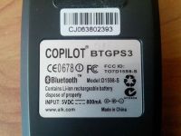Лот: 3026029. Фото: 2. Bluetooth GPS copilot btgps3. Смартфоны, связь, навигация