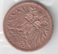 Лот: 14402308. Фото: 2. Австрия 2 геллера 1908 год, Франц... Монеты