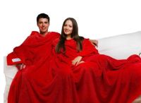 Лот: 8692461. Фото: 3. Плед с 4-мя рукавами Sleepy новый... Домашний быт