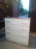 Лот: 2656160. Фото: 3. комод 4 ящика цвет шимо темный... Мебель