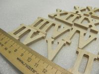 Лот: 19562527. Фото: 7. Цифры для часов из фанеры 5 мм...