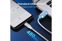 Лот: 25532532. Фото: 4. Кабель UGREEN USB-A 2,0 to USB-C... Красноярск