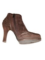 Лот: 18225618. Фото: 4. Замшевые ботинки коричневые. Красноярск