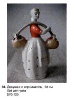 Лот: 11512586. Фото: 2. Девушка с грибами, фарфор СССР. Антиквариат
