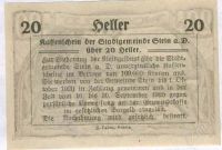 Лот: 1414409. Фото: 2. Австрия. Нотгельд. 20 геллер 1920г... Банкноты