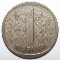 Лот: 5972294. Фото: 2. 1 марка 1966 год. Финляндия. Монеты