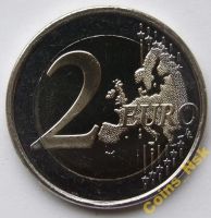 Лот: 4811118. Фото: 2. Словения. 2 евро. Франк Розман... Монеты