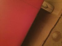Лот: 12584969. Фото: 5. Красный кожаный диван (подойдёт...