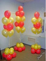 Лот: 4216966. Фото: 2. Фонтан из шаров. Гелиевые, воздушные... Сувениры, подарки