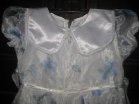 Лот: 9336506. Фото: 6. нежное платье -- органза с голубыми...